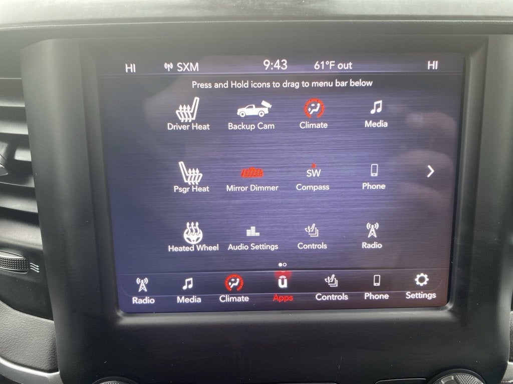 2020 RAM 1500 Big Horn Crew Cab 4x4 5'7" Box